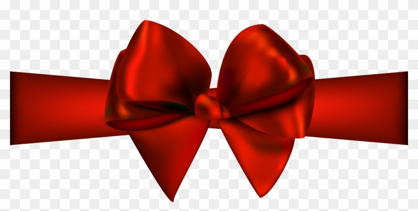 Red Ribbon With Bow Png Clip Art - Red Ribbon Png #187269