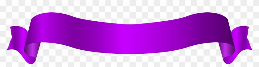 Ribbon Clipart Long Ribbon - Purple Ribbon Clip Art Png #187311