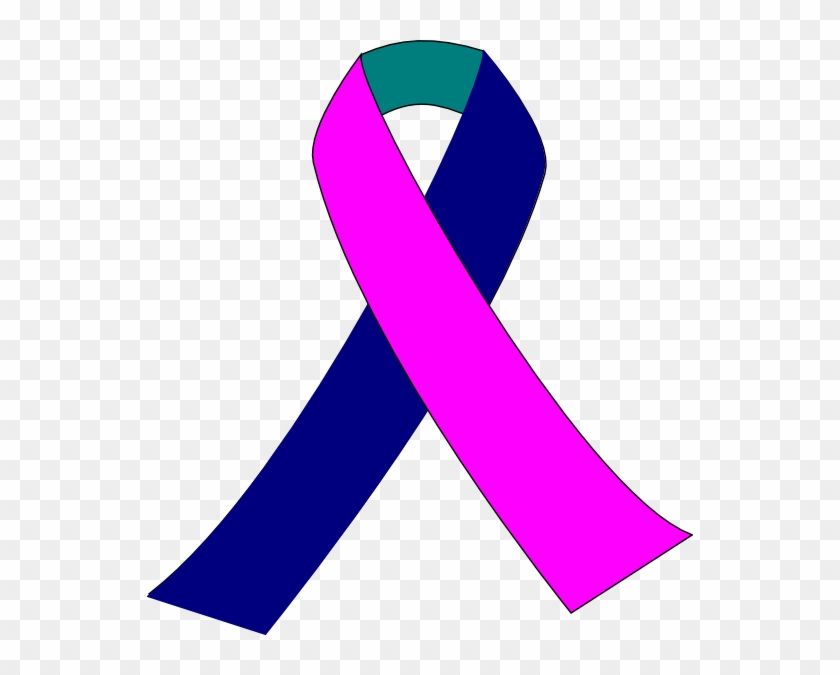 White Ribbon Clip Art At Clkercom Vector - Purple Breast Cancer Ribbon #187319