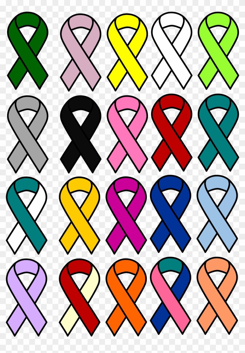 Big Image - Cancer Ribbons Png #187331