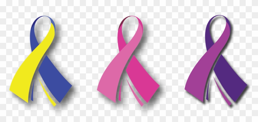 Breast Cancer Ribbon Clipart - October Awareness Month Colors #187367