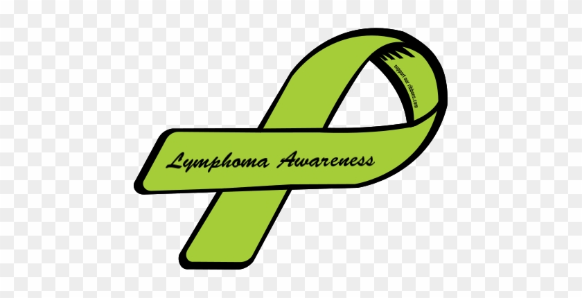 Custom Ribbon Lymphoma Awareness Lymphoma Cancer Ribbons - Lymphoma Awareness Ribbon #187389