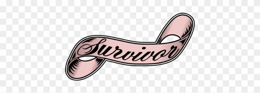 Survivor Pink Ribbon Temporary Tattoo - Tattoo #187444