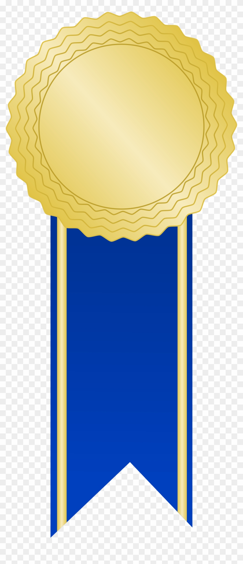 Open - Blue Award Ribbon Png #187461