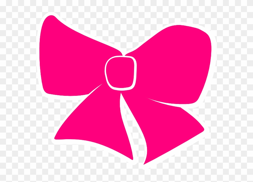 Pink Cheer Bow Clipart #187472