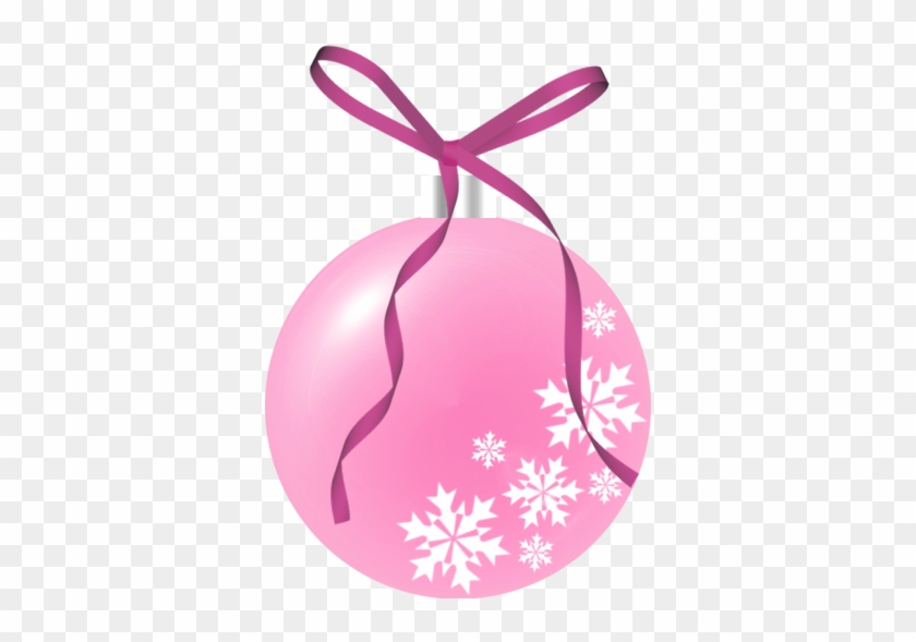 Pink Christmas Ball Clipart - Pink Christmas Ball Png #187477