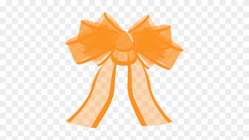 Fotor Bowknot Clip Art Online For Free - Orange Bow And Ribbon #187492