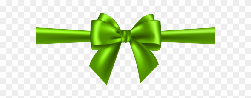 Green Bow Transparent Clip Art - Gold Bow Ribbon Png #187527