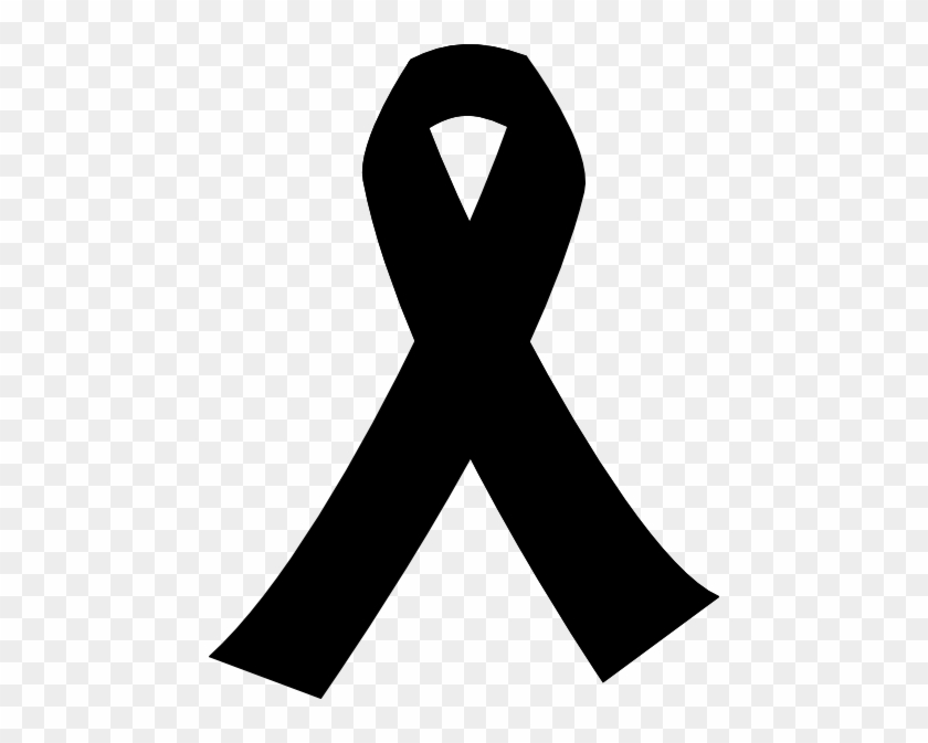 Black Ribbon Mourning Png #187528