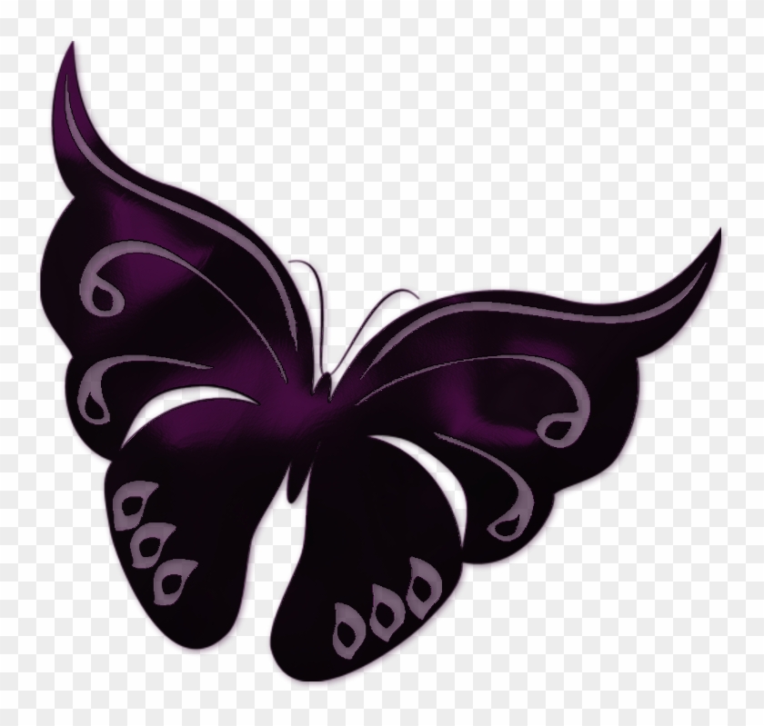 Purple - Purple Butterfly Transparent Background #187560