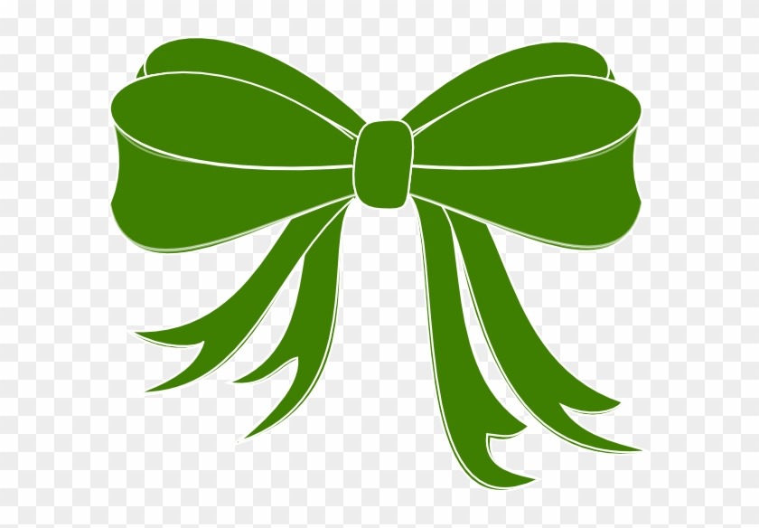 Green Bow Ribbon Clip Art At Clker - Black Bow Clip Art #187590