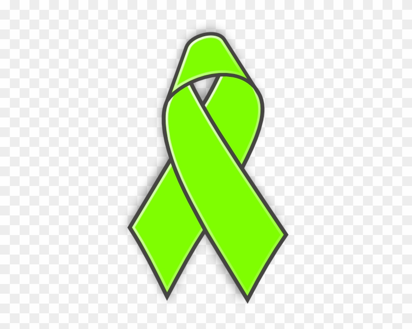 Lime Green Awareness Ribbon #187589