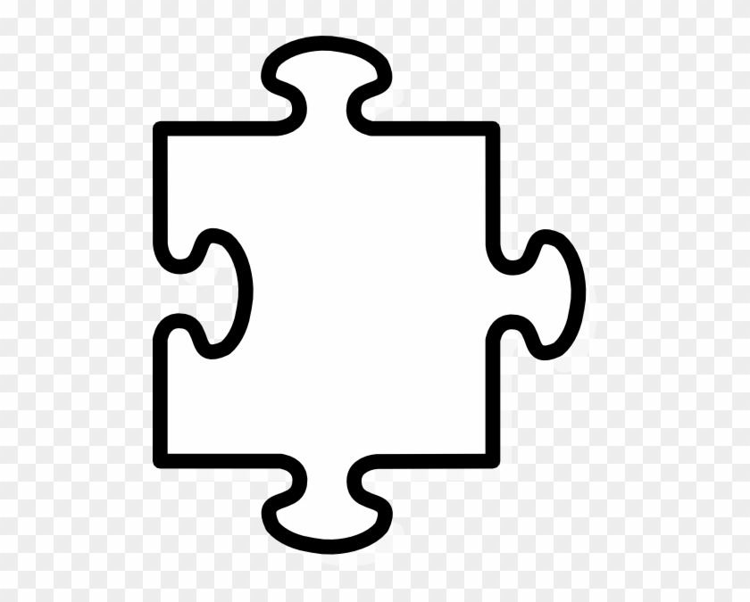 5 Puzzle Cliparts - Draw A Puzzle Piece #187654