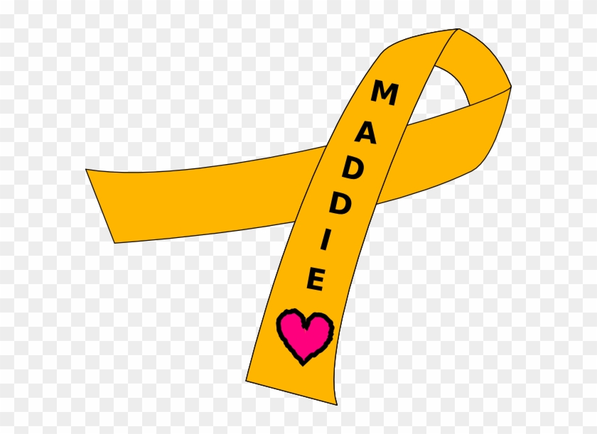 Ribbon For Childhood Cancer Clip Art - Awareness Ribbon #187764