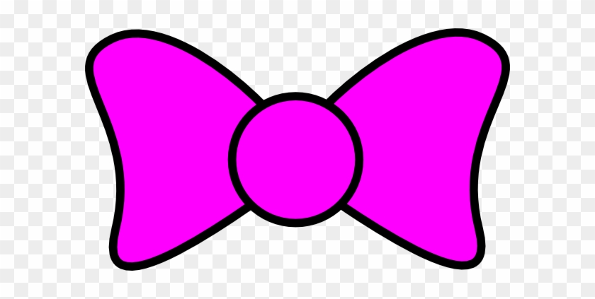 Bow Outline - Pink Bow Clip Art #187814