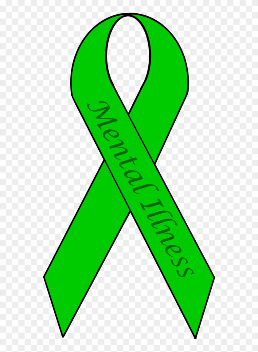 Mental Illness Ribbon Color #187818