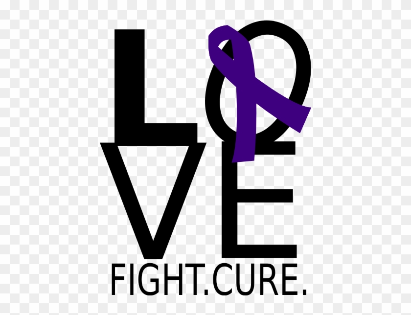 Pancreatic Cancer Purple Ribbon Clip Art #187828