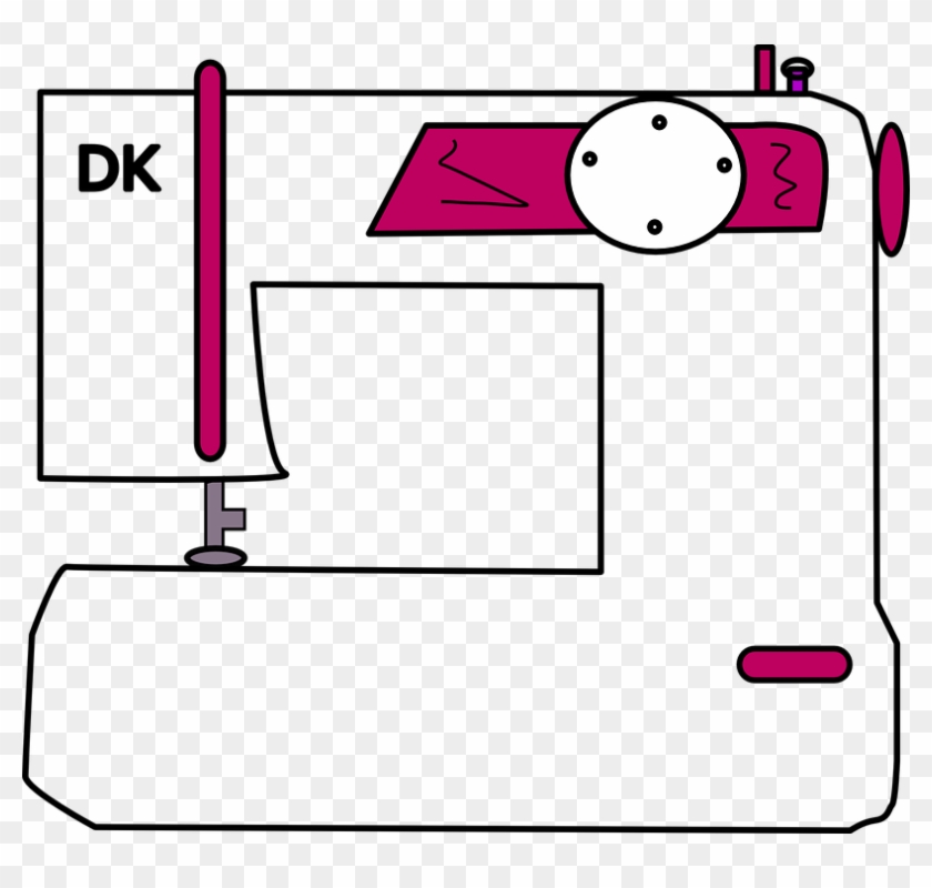 Free Images On Pixabay - Cartoon Sewing Machine Transparent #187891