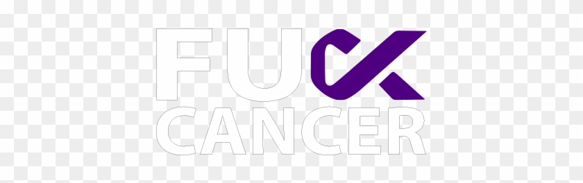 Purple Ribbon F Cancer Text Vinyl Decal Sticker, Premium - Guitar String #187936