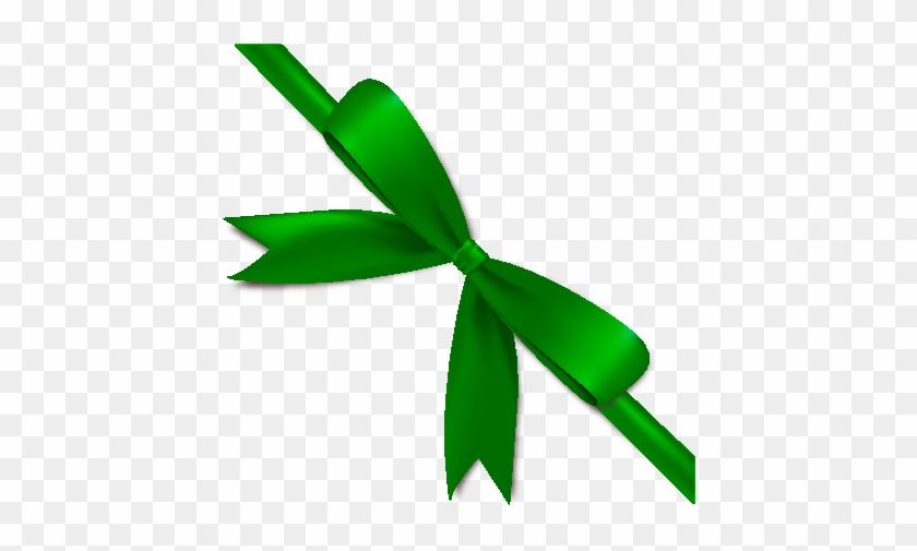 Dark Green Bow Ribbon Icon2 Vector Data - Green Bow And Ribbon #188106