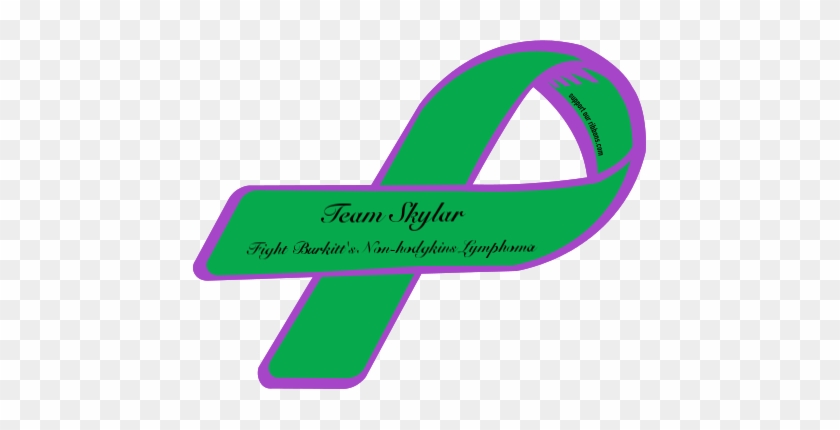 Awareness Ribbon Clip Art - Non Hodgkin's Lymphoma Ribbon #188147