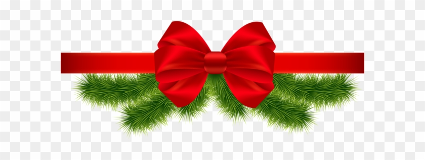 Christmas Red Ribbon Png Clipart Image - Christmas Ribbon Png Transparent #188178