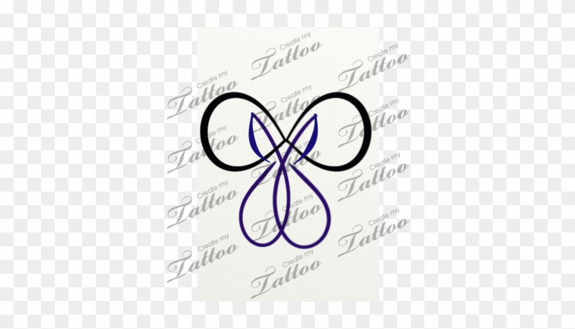 Custom Tattoo Infinity Design Hand Drawn Art By Veggiemusetattoos, - Two Roses Intertwined Tattoo #188181