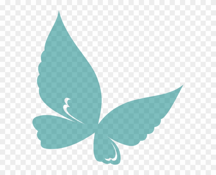 Teal Butterfly Clip Art At Clker - Teal Butterfly Clipart #188313