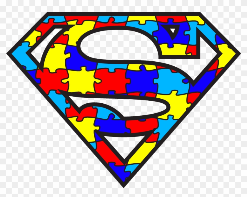 Iron On Autism Awareness Patch - Autism Awareness Superman #188383