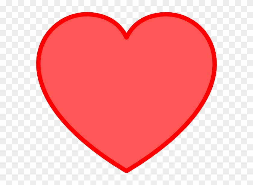 Red With Red Heart Clip Art At Clker Com Vector Clip - Red Love Heart Clipart #188460