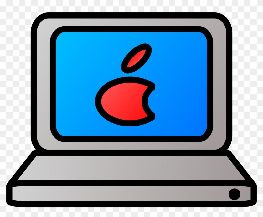 Free - Laptop Apple Cartoon Png #188472