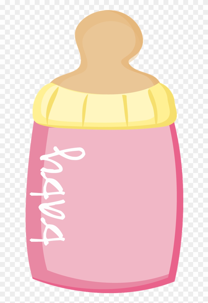 Cute Clipart ❤ Baby Pink Bottle For Shower Invitations - Infant #188664