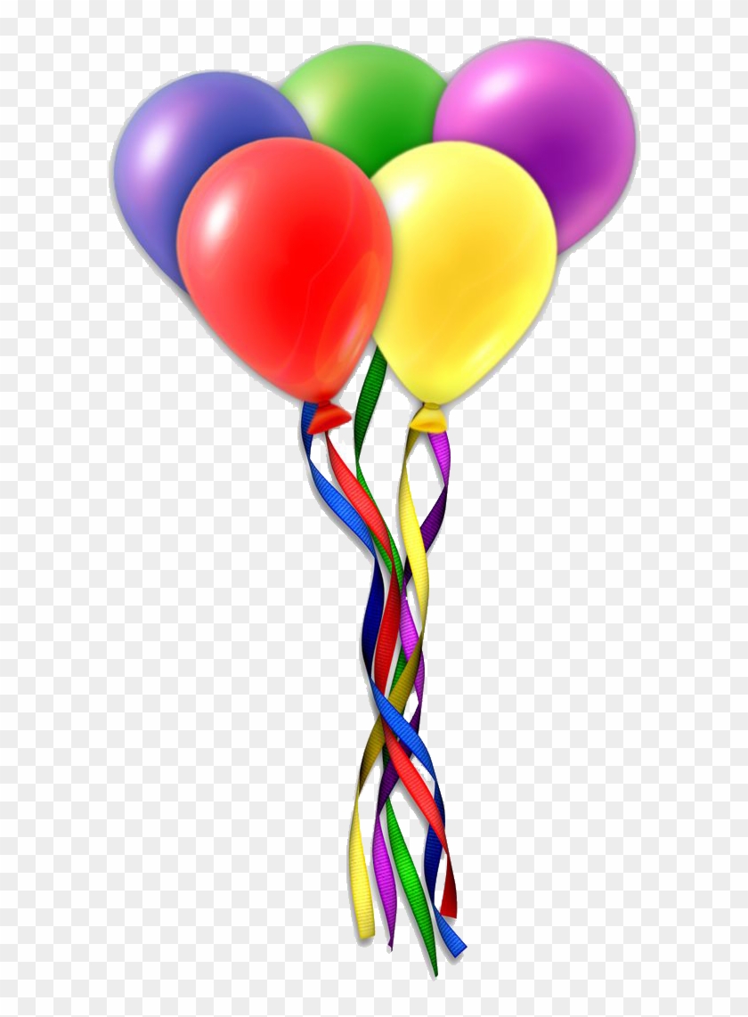 An Object Made Of Brightly-coloured Thin Rubber, That - Balloons Png Transparent Background #188669