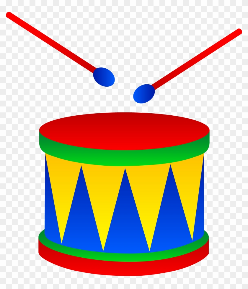 Marching Drum With Drumsticks - Drum Pictures Clip Art #188745