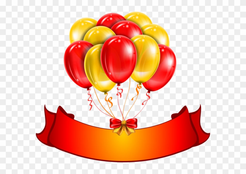 Red And Yellow Balloons #188763