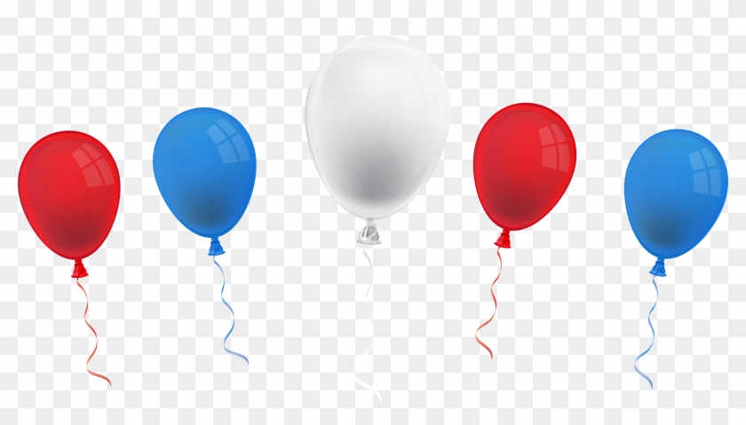 Balloon Clipart 4th July - 4th Of July Balloons Clipart #188818