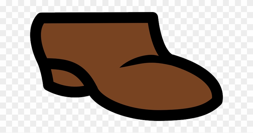 Brown Horseshoe Clipart - Brown Shoe Clipart #188842