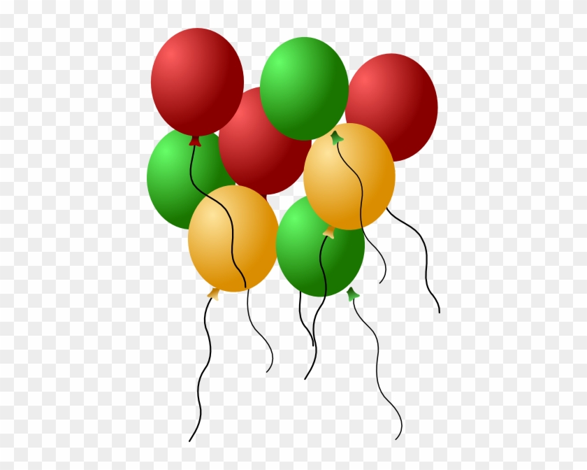 Seven Balloons Clip Art At Clker - Feliz Cumple Año Mija #188868