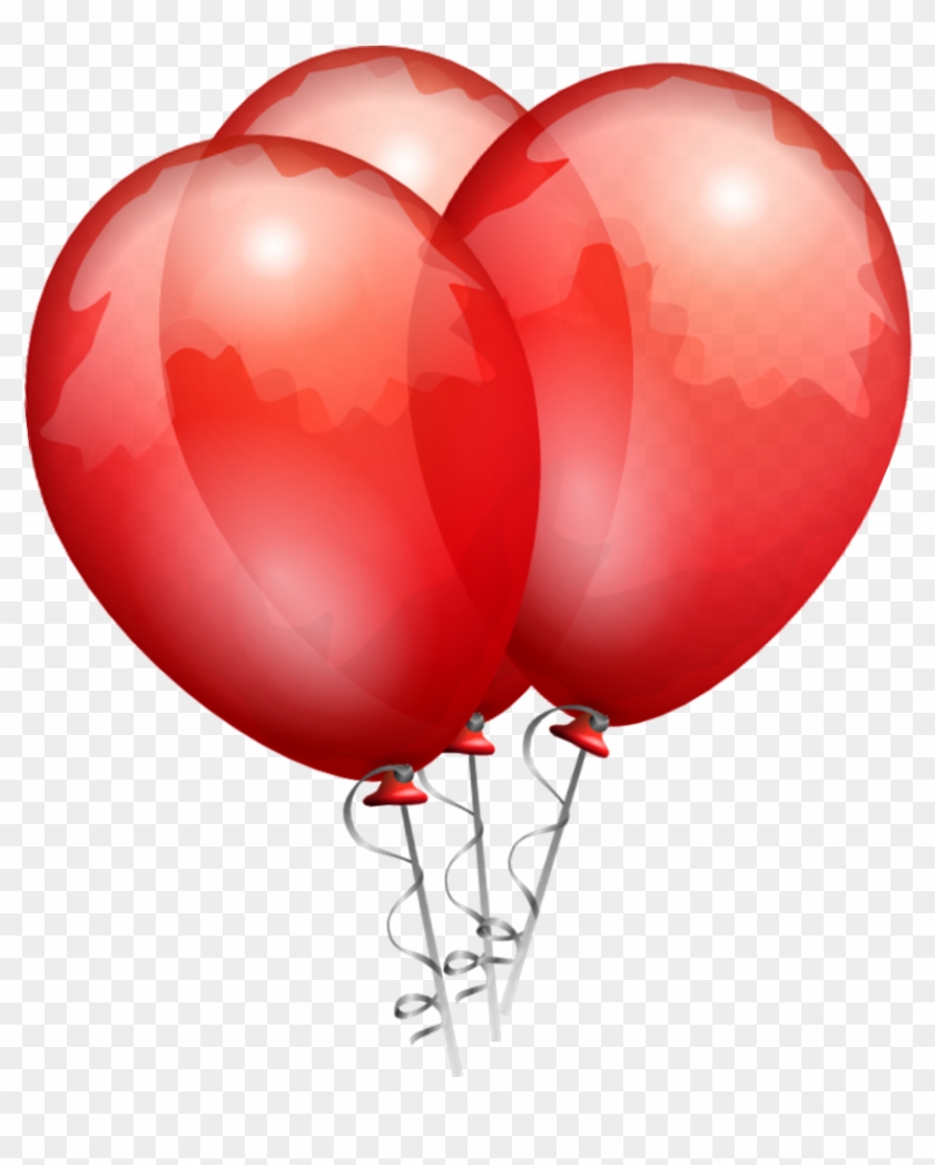 Balloon Border - Red Balloons Clip Art #189000