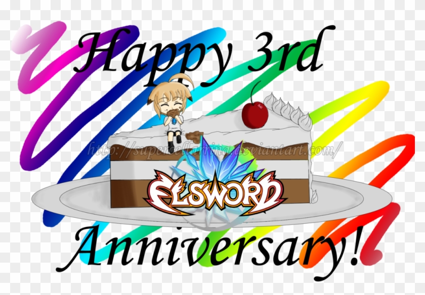 Happy 3rd Anniversary Elsword By Supercellarrina - Manga #189001