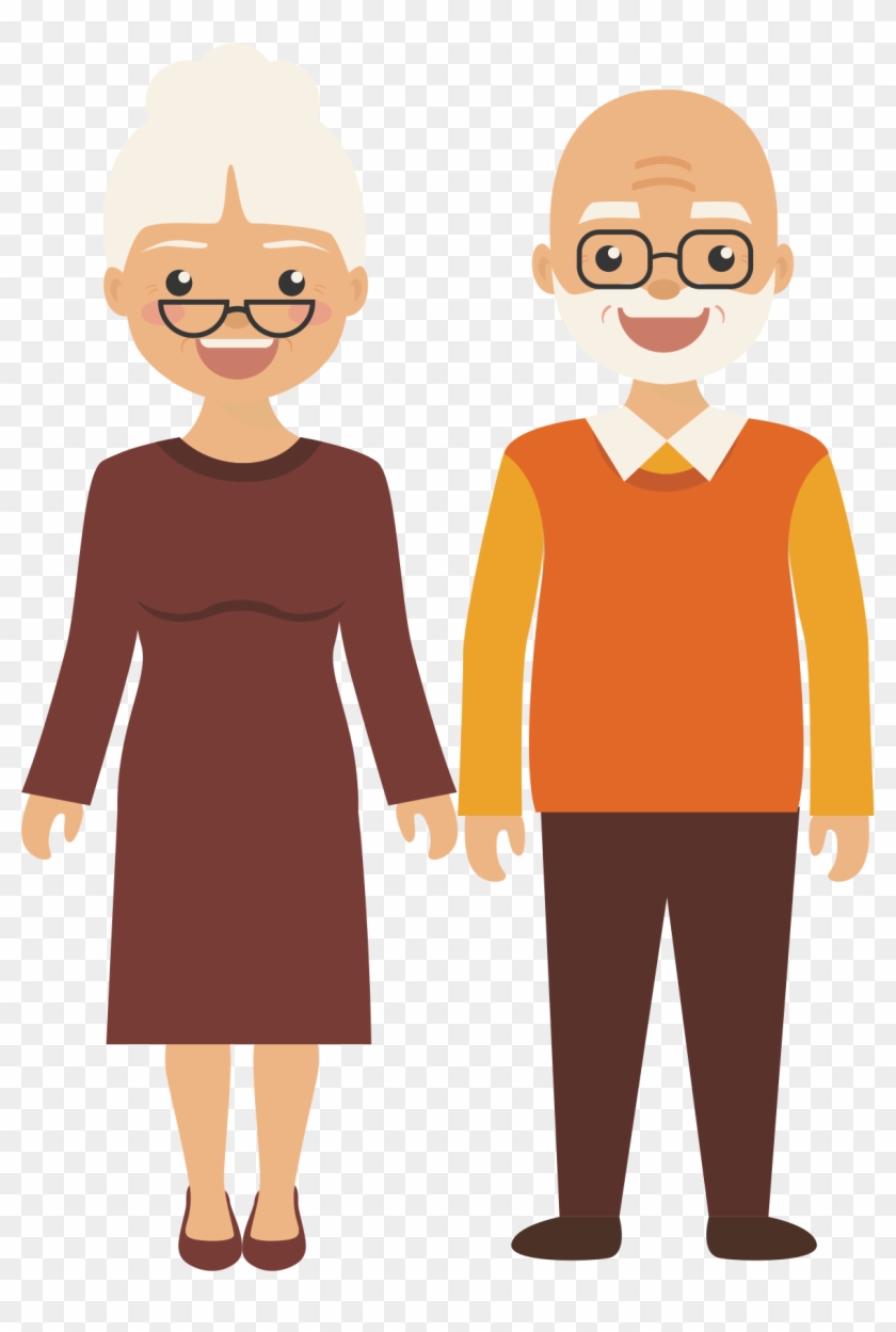 Old Age Clip Art - Elderly Vector Png #189028