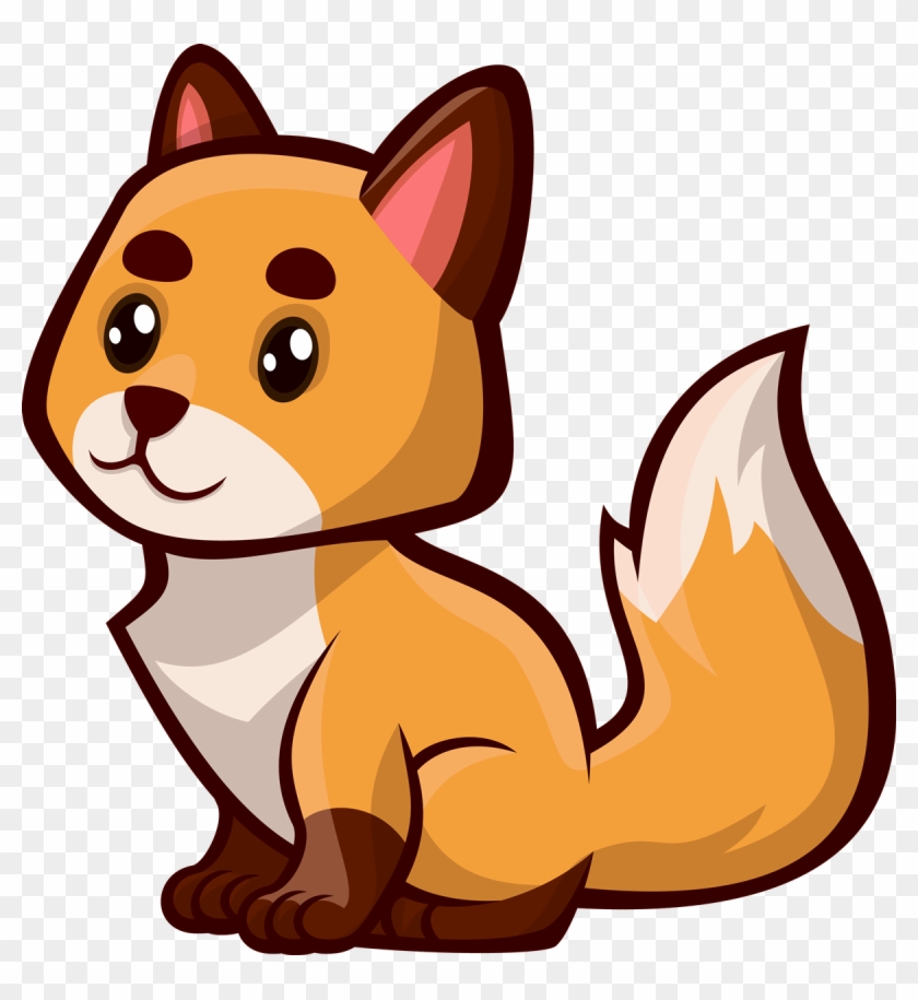 Free Sitting Fox Clip Art - Fox Clipart #189047