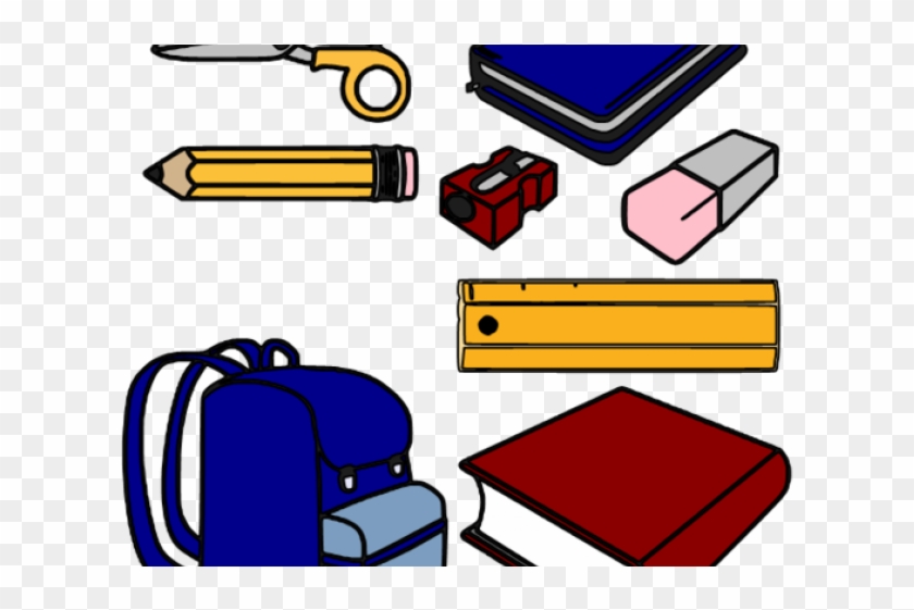 School Things Clipart - School Supplies Clipart Jpg #189115