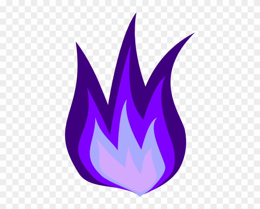 Fire Clip Art - Purple Fire Clipart #189174