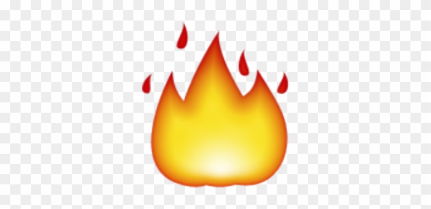 Fire Clipart Emoji - Fire Emoji Transparent Background #189226