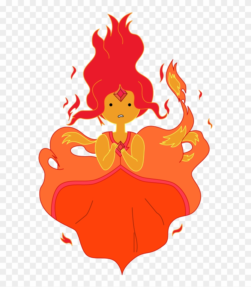 Flame Princess Vector From Adventure Time By Juliefoo - Adventure Time Flame Princess #189237