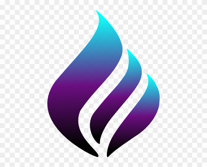 Flame Fire Purple Clip Art - Blue And Purple Fire #189250