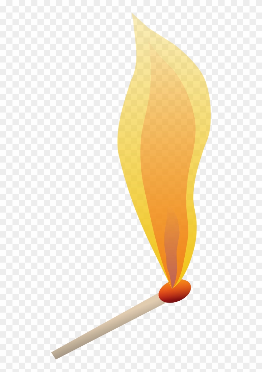 Match Clipart On Fire - Lit Clipart #189330