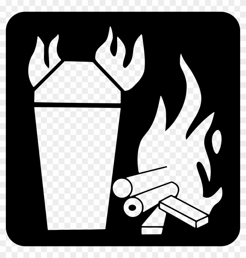 Clipart - Class A Fire Extinguisher Pictogram #189368