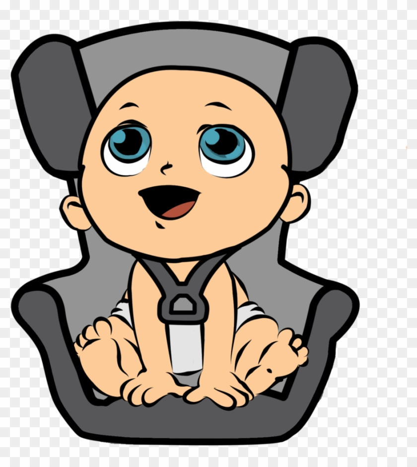 Baby Car Seat Clipart - Child Safety Seat #189381